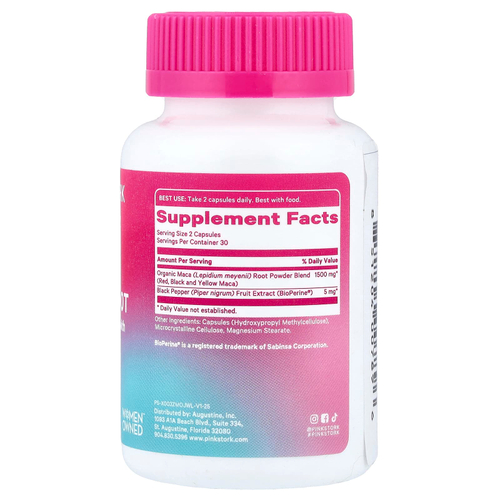 Pink Stork, корень маки, 60 капсул