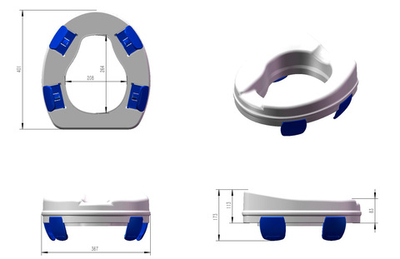 Насадка на унитаз Mega 720 Мега-Оптим