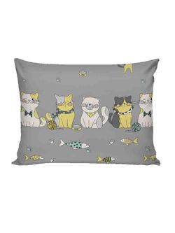 Постельное белье поплин Сказка "Рыболовы/Рыболовы (компаньон)" 1,5-сп Наволочка 50х70 см 1 шт Простынь на резинке 90x200 см Пододеяльник 145x215 см