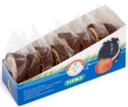 Лакомства для морских свинок тарталетки с тыквой и ананасом, 8шт