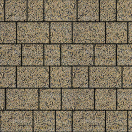 Тротуарная плитка УРИКО, комплект из 3 видов плит, Гранит+ Желтый с черным