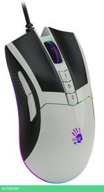Мышь A4Tech Bloody W90 Max белый/черный
