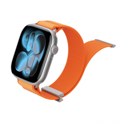 Ремешок оранжевого цвета с магнитной фиксацией для смарт часов Apple Watch размером 38, 40, 41 и 42MM, серия Strap (YM Series) от Dux Ducis