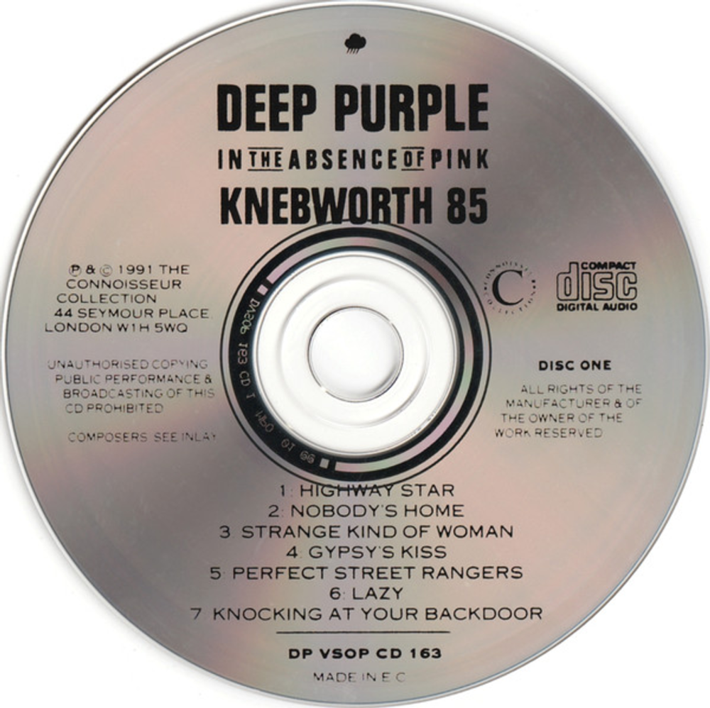 Deep Purple / In The Absence Of Pink - Knebworth 85 (2CD)