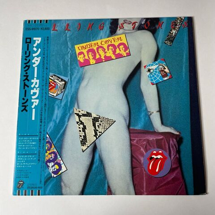 Винтажная виниловая пластинка LP The Rolling Stones Undercover (Japan 1983) (Obi) Too Much Blood