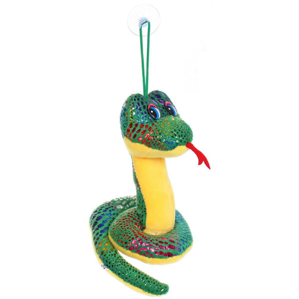 Мягкая игрушка «Змейка» Веселая 12 см, микс