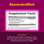 Natural Factors, ResveratrolRich®, концентрат ресвератрола, суперсила, 60 вегетарианских капсул