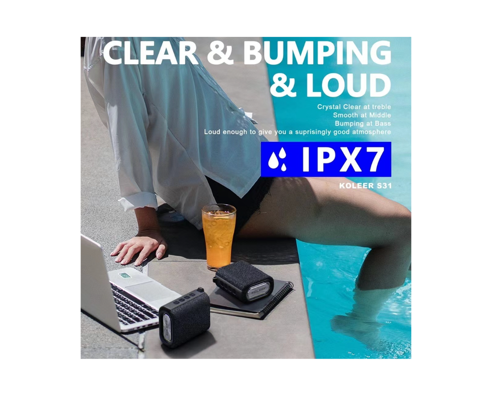 Беспроводная колонка Koleer S31 5W IPX7