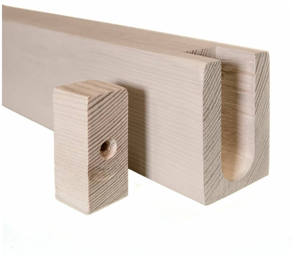 Реечная перегородка из Сосны 40х60мм