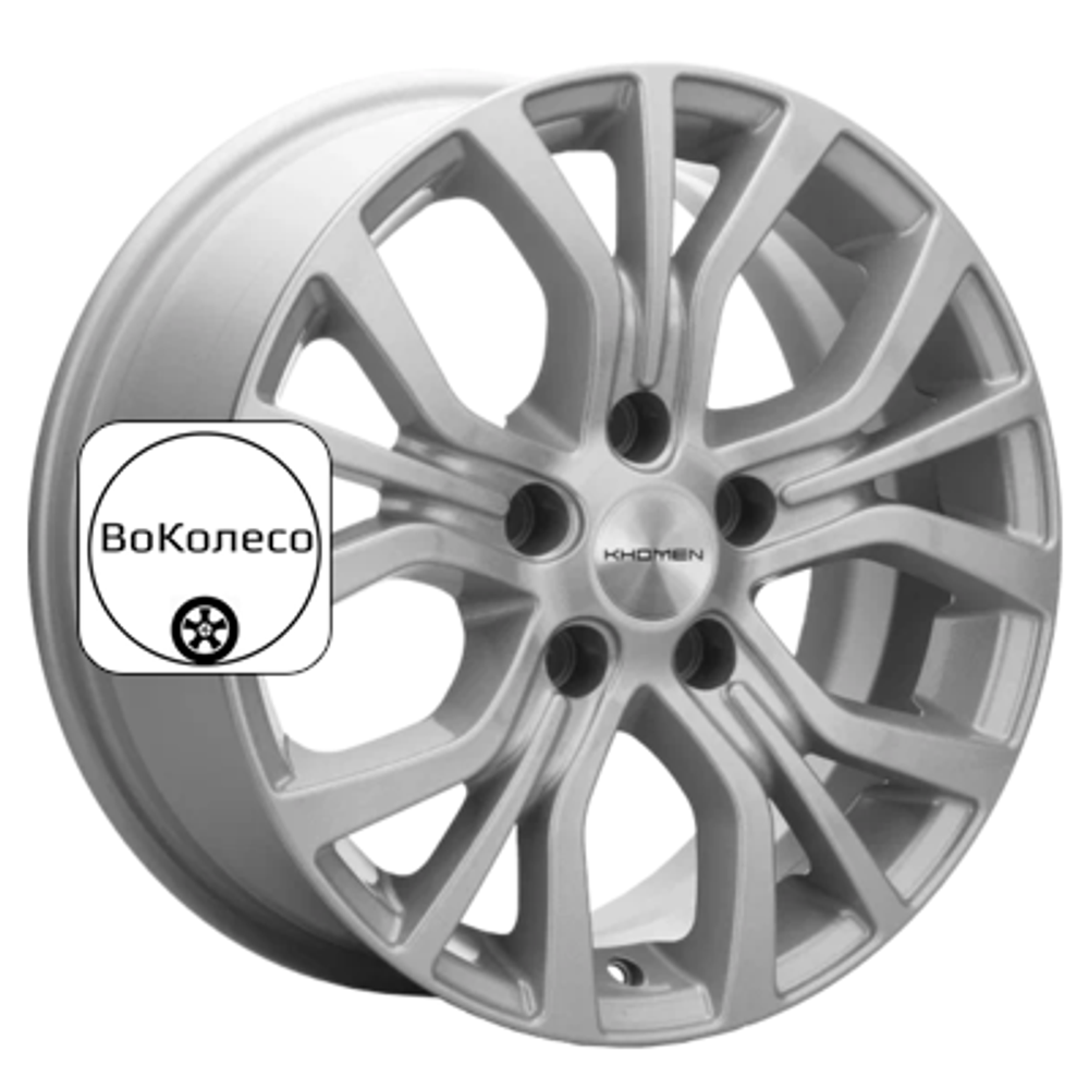 6,5x16/5x120 ET51 D65,1 KHW1608 (Multivan) F-Silver Khomen Wheels