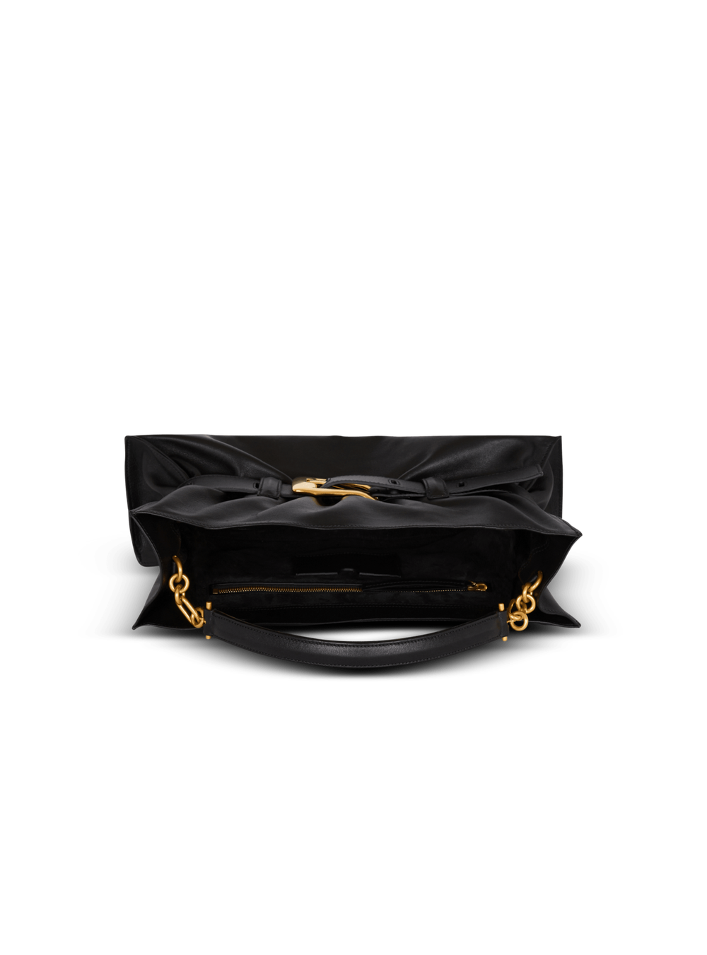 Balmain Сумка Anthem Medium из телячьей кожи, черный