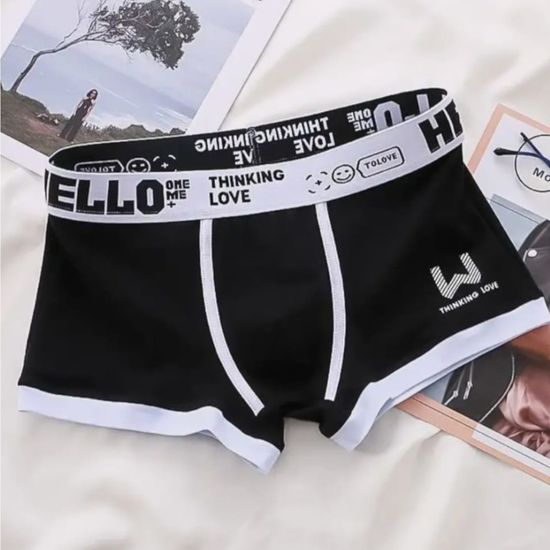 Мужские трусы боксеры черные Romeo Rossi RR6108-2