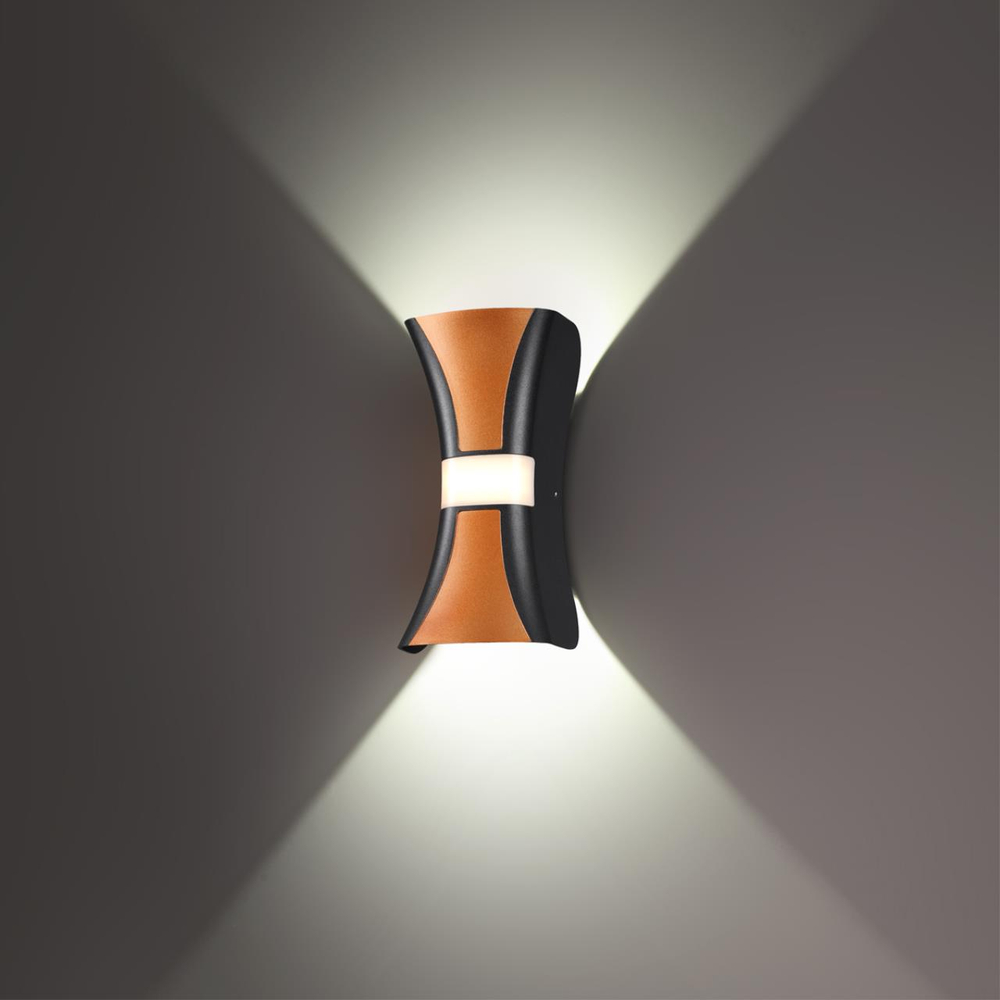 358936 STREET NT22 370 черный/золото Светильник ландшафтный светодиодный IP54 LED 4000К 12W 85-265V CALLE