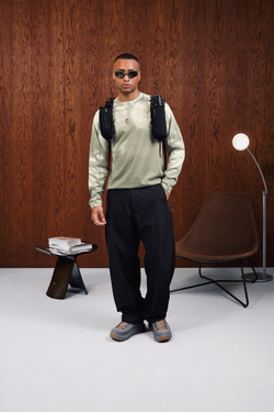 Лонгслив Nothomme Blue Monte Wool Temperature-Regulating Longsleeve "Eucalyptus Green"