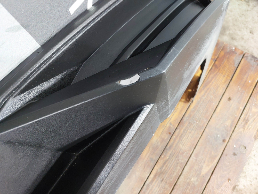 Юбка заднего бампера Hyundai Elantra 7 (CN7) 20-нв Б/У Оригинал 86612AA000