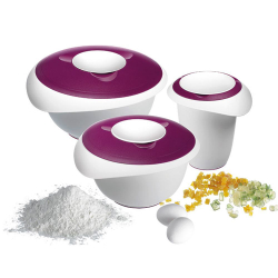 Миска для смешивания 2.5л Westmark Baking фиолетовая Германия фото