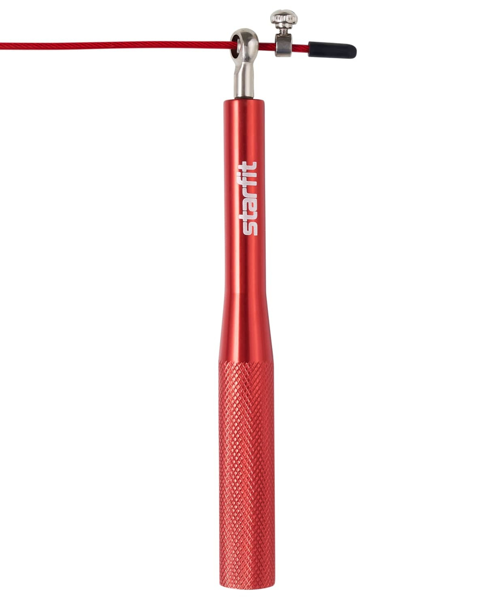 Скакалка скоростная RP-302, металл, 3 м, с подшипниками и шарнирами, красный