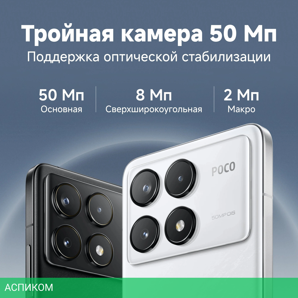 Смартфон Poco F6 Pro 12GB/512GB Black