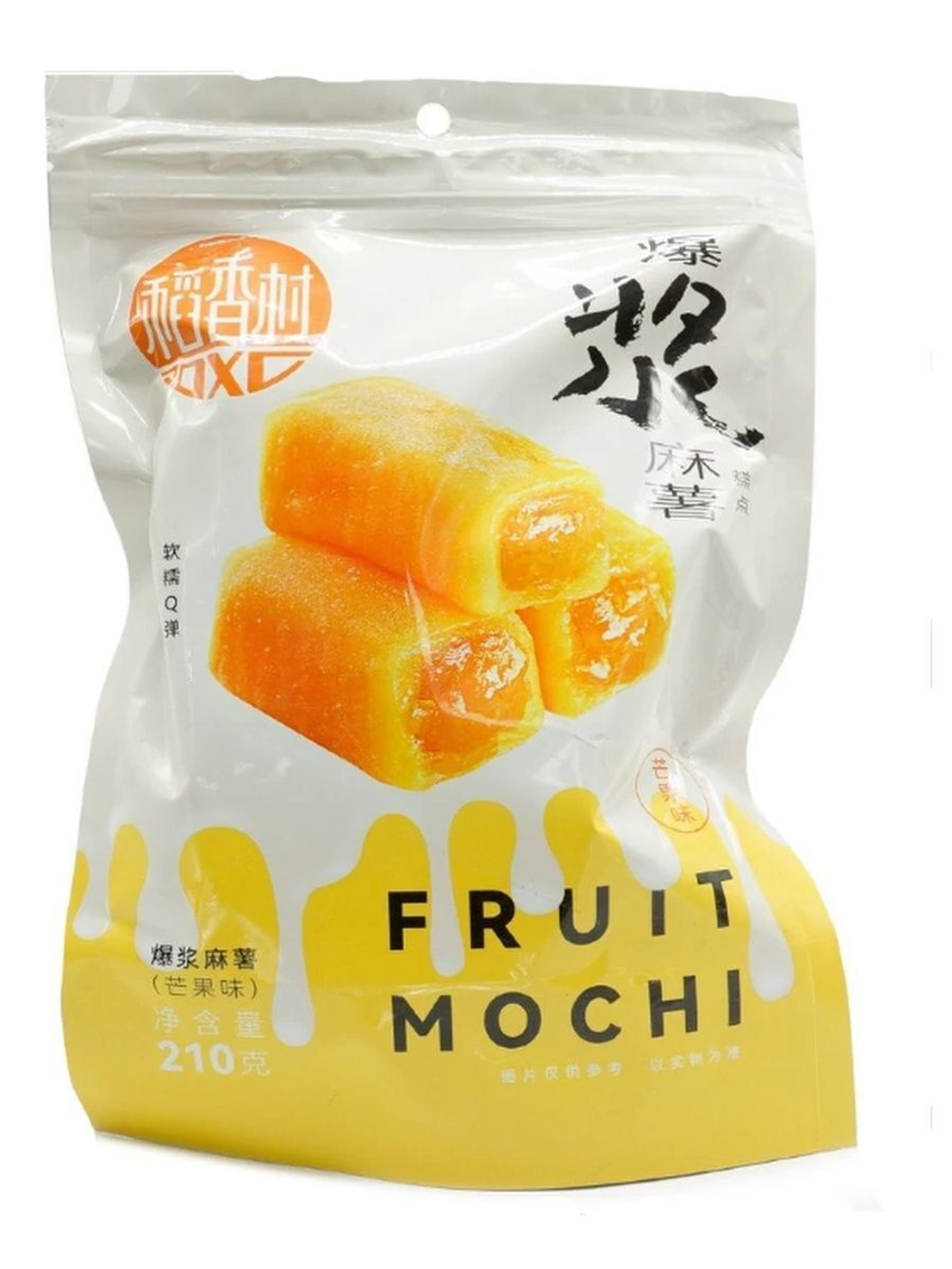 Моти Fruit Popping Mochi со вкусом манго 210 г