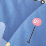 Постельное белье детское 160x80 Young на резинке, комплект с одеялом 100% хлопок OBKR023