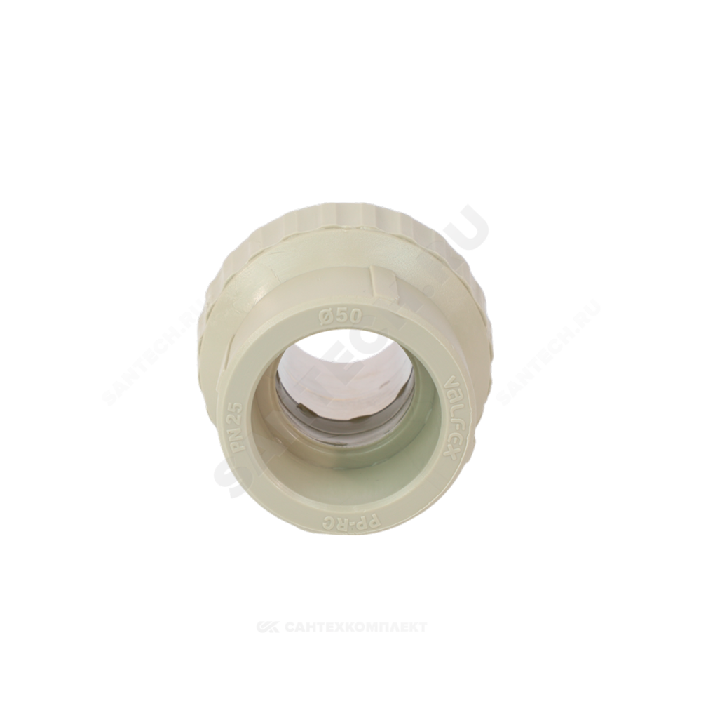 Муфта PP-R комбинированная серая Дн 63х2" НР под ключ VALFEX 10135063Г