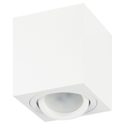 Светильник настенно-потолочный спот ЭРА OL22 WH MR16/GU10, белый, поворотный | Накладные светильники