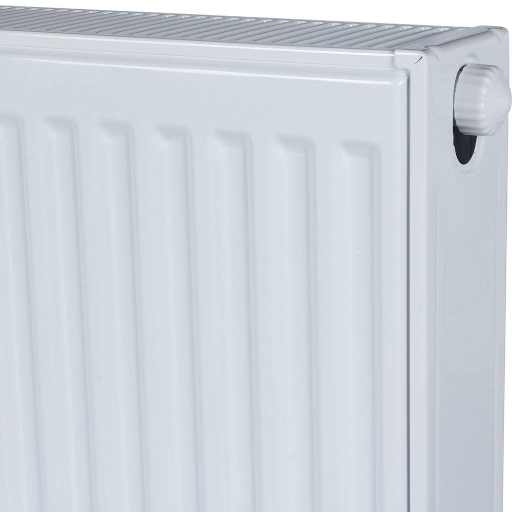 Радиатор панельный профильный ROMMER Compact тип 22 - 500x2800 мм (подкл.боковое, белый)