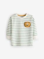 Лонгслив для мальчика Next 642-808, 3 шт., Белый, Фиолетовый, Зеленый