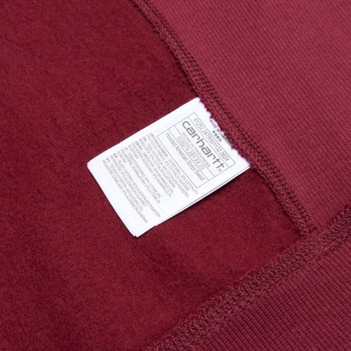 Толстовка мужская Carhartt WIP Hooded American Script артикул:I028279_malbec - купить в магазине Дайс