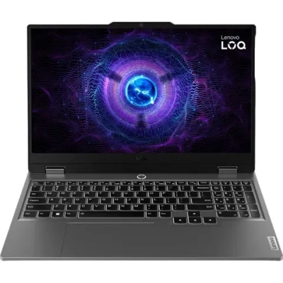 Ноутбук Lenovo LOQ 15IRX9 Core i7 13650HX 16Gb SSD512Gb NVIDIA GeForce RTX 3050 6Gb 15.6" IPS FHD (1920x1080) без ОС grey WiFi BT Cam (83DV0072PS)