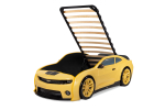 Объемная (3d) кровать-машина EVO "Camaro" (желтая матовая)