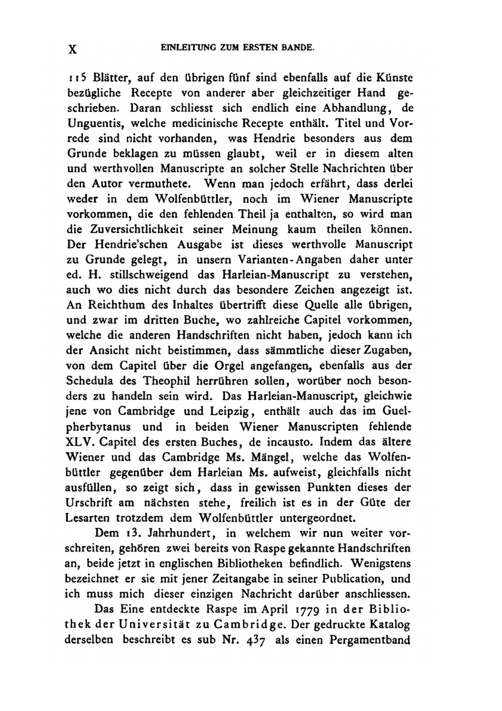 Schedula Diversarum Artium. Revidirter Text, Übersetzung und Appendix Band I | Theophilus