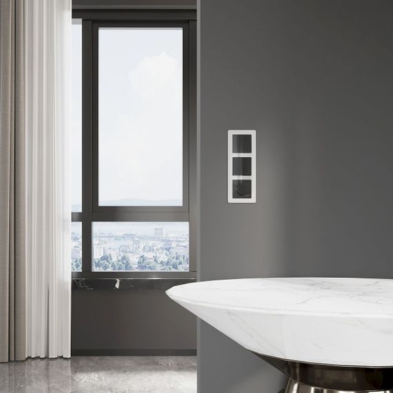 Клавиша для выключателя перекрестного Werkel черный акрил W1119048 4690389197772