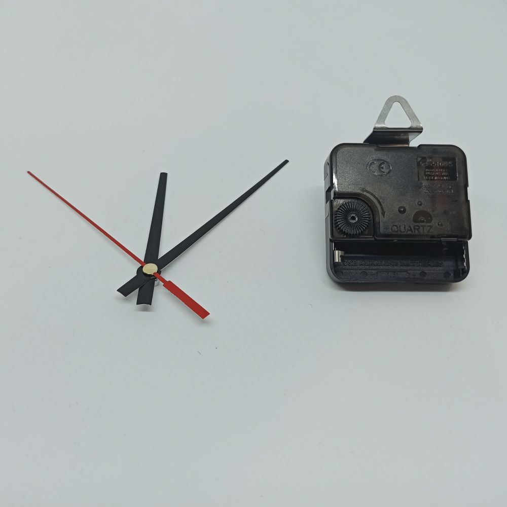 Часовой механизм, шток 12 мм, со стрелками №14 (1уп = 5шт)