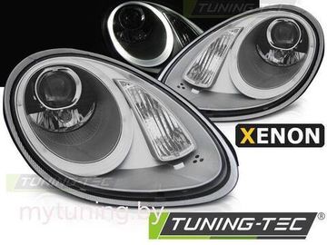 Передние фары XENON SILVER для Porsche Boxster/ Cayman 987