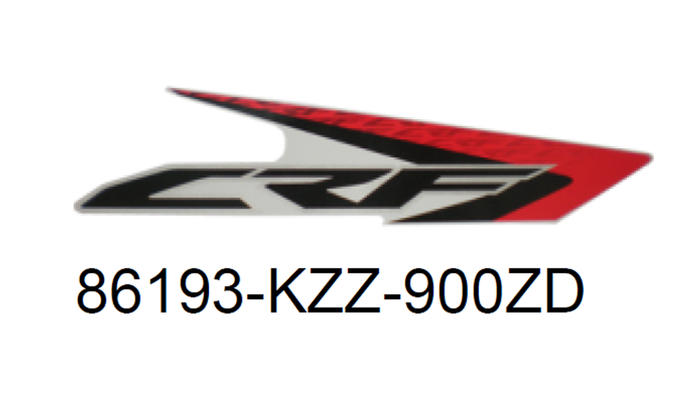 86193-KZZ-900ZD. STRIPE, R. RR. SHROUD *TYPE1* (TYPE1 )