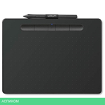 Графический планшет Wacom Intuos M Bluetooth/USB черный (CTL-6100WLK-N)