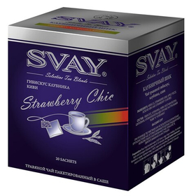 Чай Svay Strawberry Chic 20*2 саше (в к-8) (Клубничный шик)