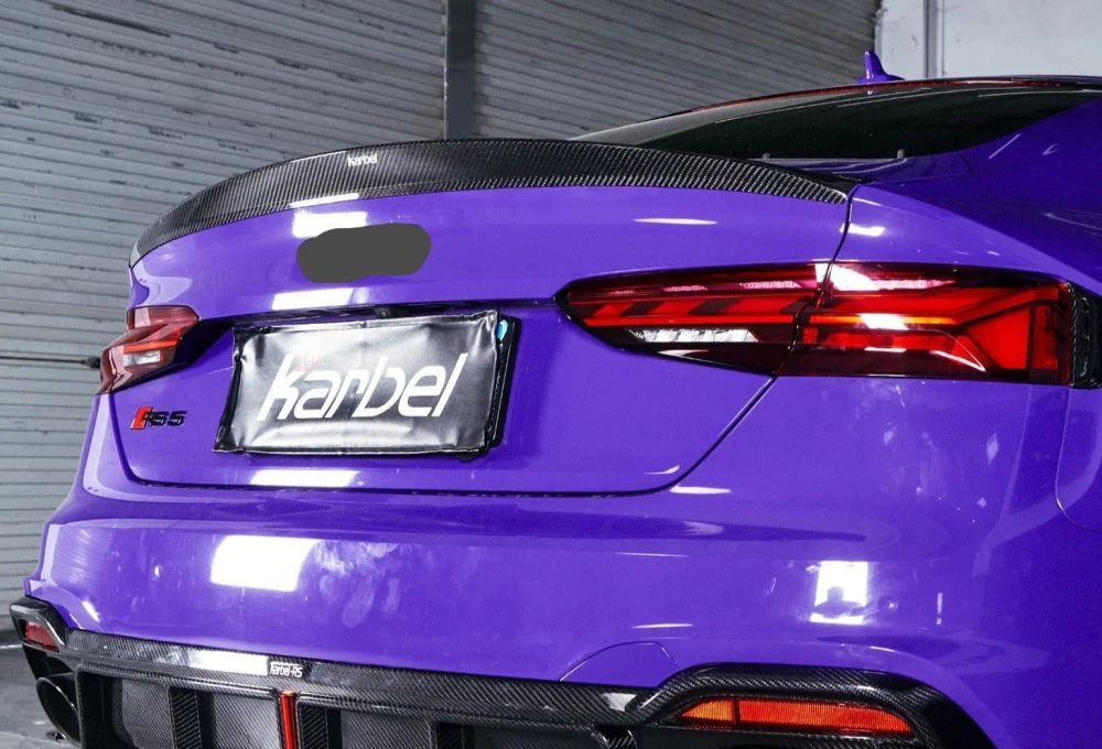 Карбоновый спойлер для AUDI RS5 & S5 A5 S-LINE & A5 B9 B9.5 2017-2025+ Ауди обвес