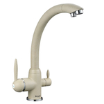 Смеситель для кухни, G.lauf, с картриджем, подкл к фильтр, песоч, GOP18-A093KS