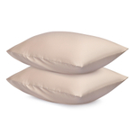 Комплект постельного белья из премиального сатина бежевого цвета из коллекции essential, 200х220 см