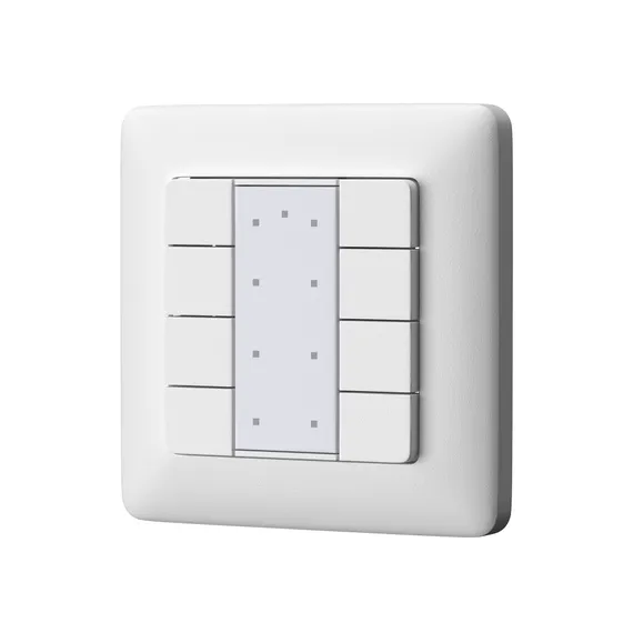 Кнопочная настенная панель 8-ми клавишная DALI Lighting control 721042