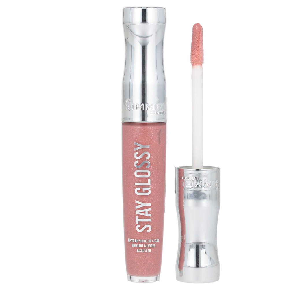 Rimmel London, Stay Glossy, блеск для губ, 130 Blushing Belgraves, 5,5 мл (0,18 жидк. унц.)