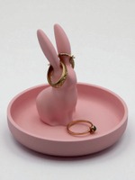 Подставка-органайзер для хранения колец и украшений "Зайчик"