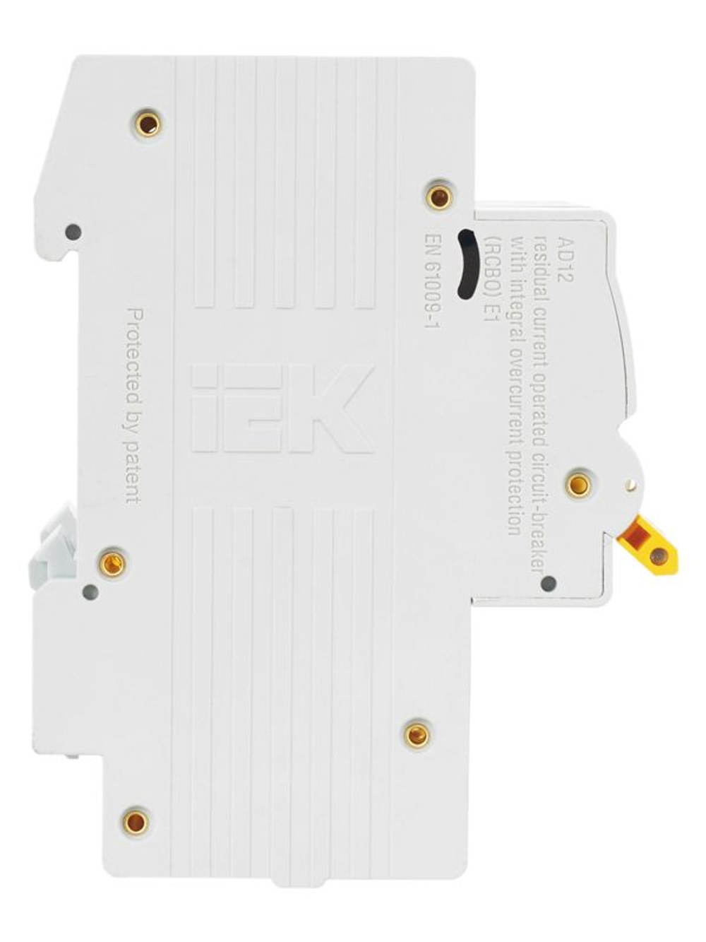 Выключатель автоматический дифференциального тока 2п C 16А 10мА тип AC 4.5кА АД-12 KARAT IEK MAD10-2-016-C-010