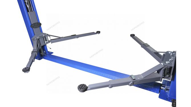 NORDBERG (N4120B-4B_3+2_220) Подъемник двухстоечный 4 т, 220 В, синий