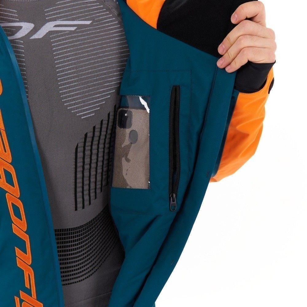 Комбинезон Dragonfly Gravity Premium MAN Dark Ocean-Orange 2023
