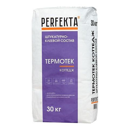 Perfekta - Штукатурно-клеевой состав Термотек Коттедж, 30 кг