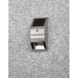 ЭРА Фасадный светильник Хром, на солнечной батарее, 3LED, 50lm