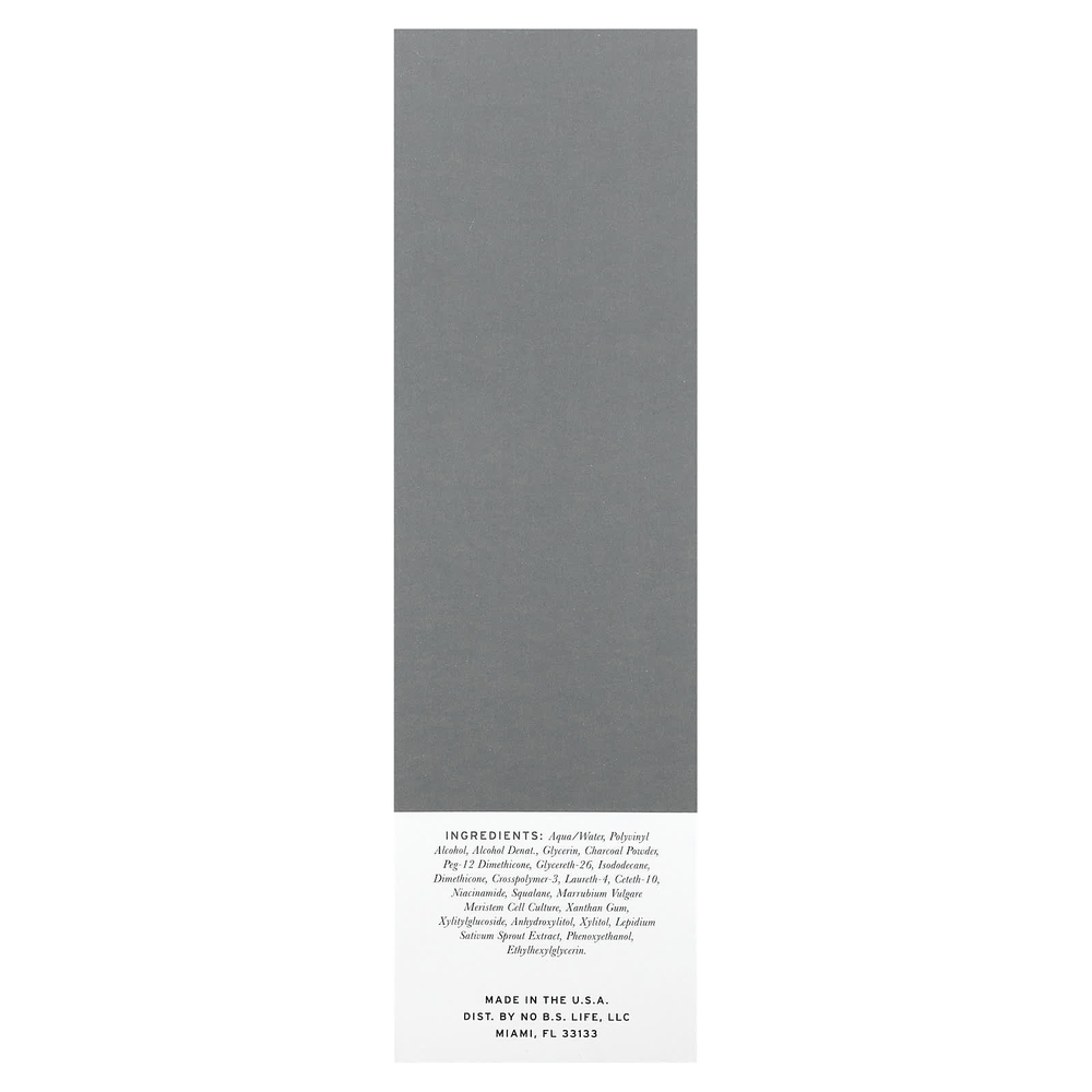 No BS Skincare, отшелушивающая маска для лица с древесным углем, детоксикация, 90 мл (3 жидк. унции)
